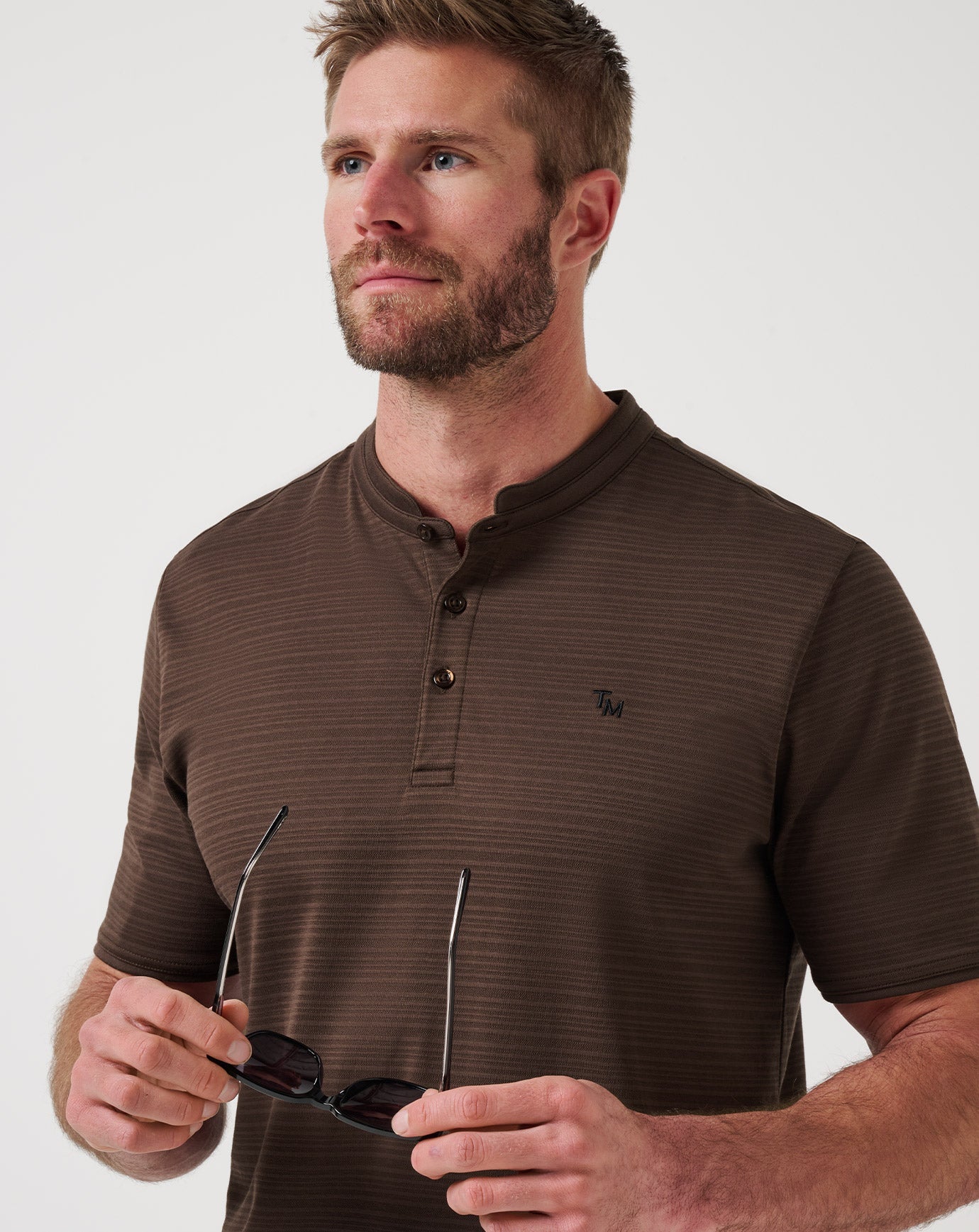 Travis Mathew Winning Record Henley Polo