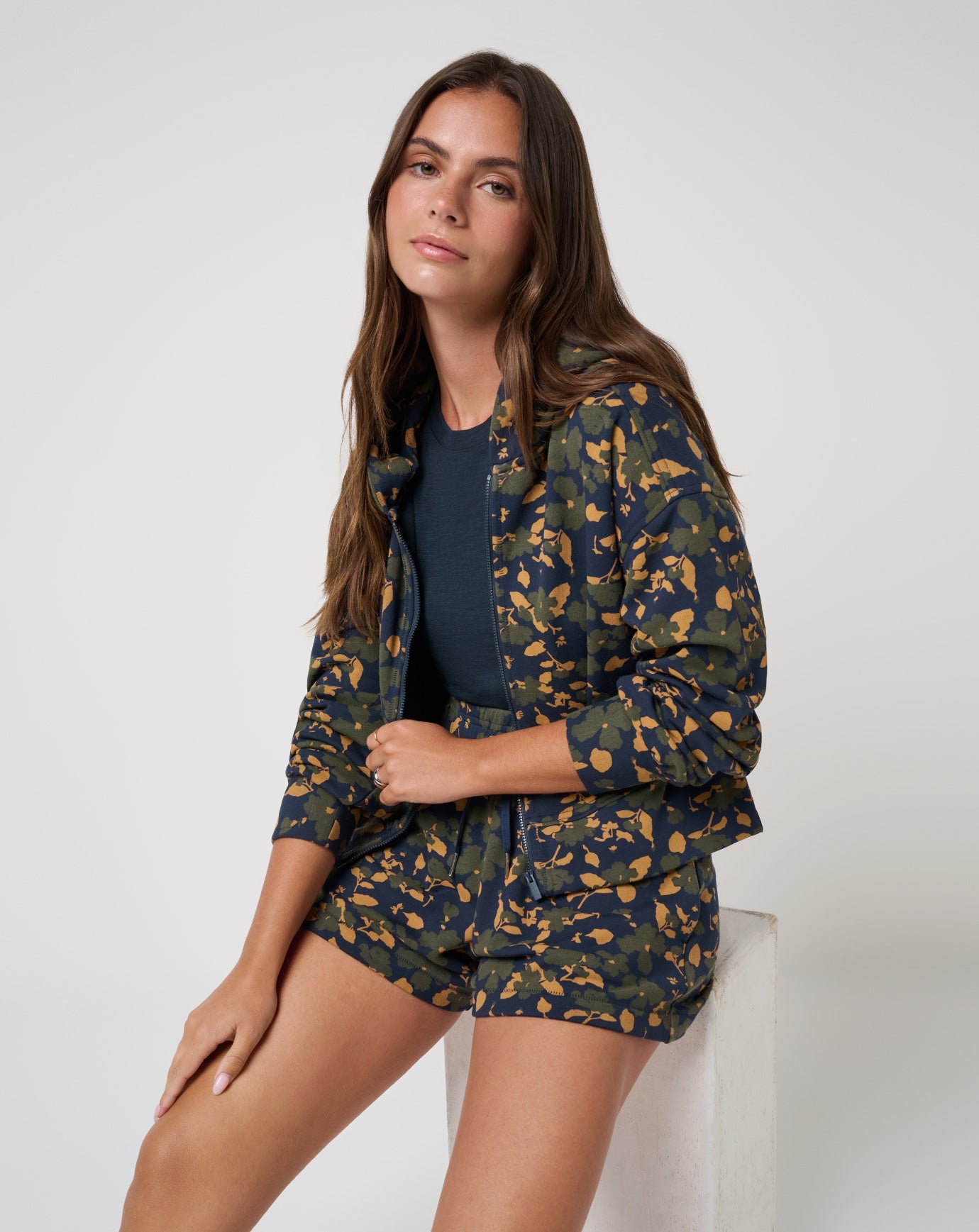 Travis Mathew Cloud Fleece Printed Hoodie