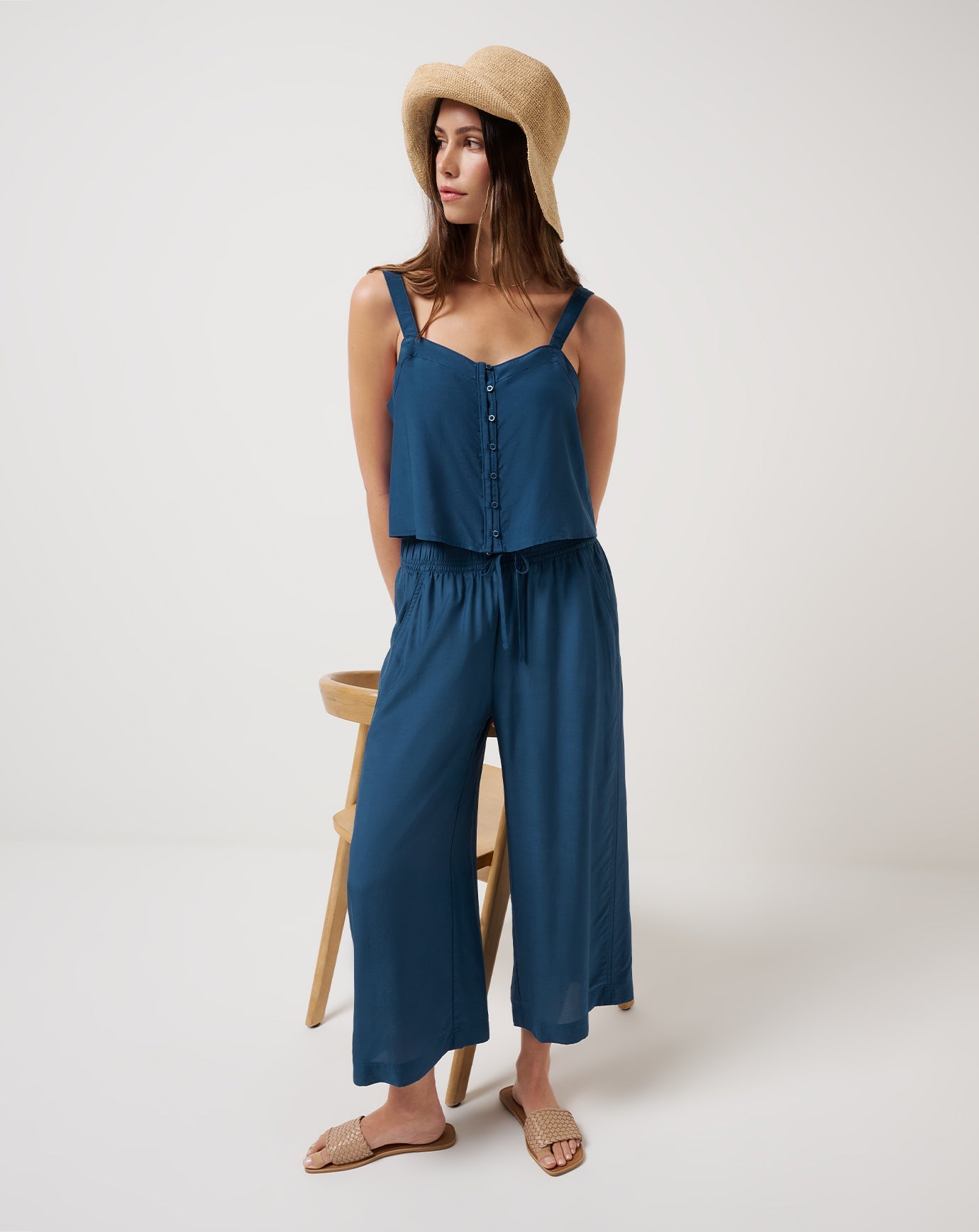 Travis Mathew Savanna Cropped Wide Leg Pant