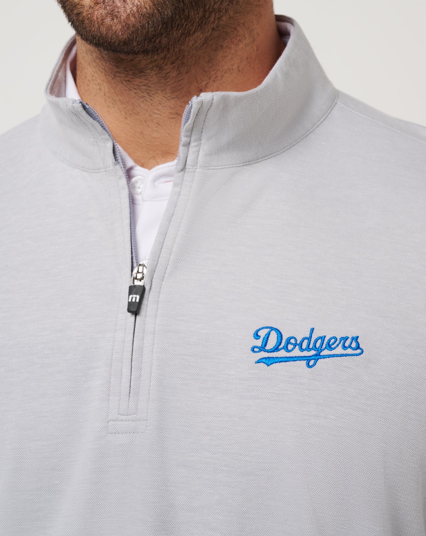 Travis Mathew Los Angeles Dodgers Time To Tailgate Quarter Zip