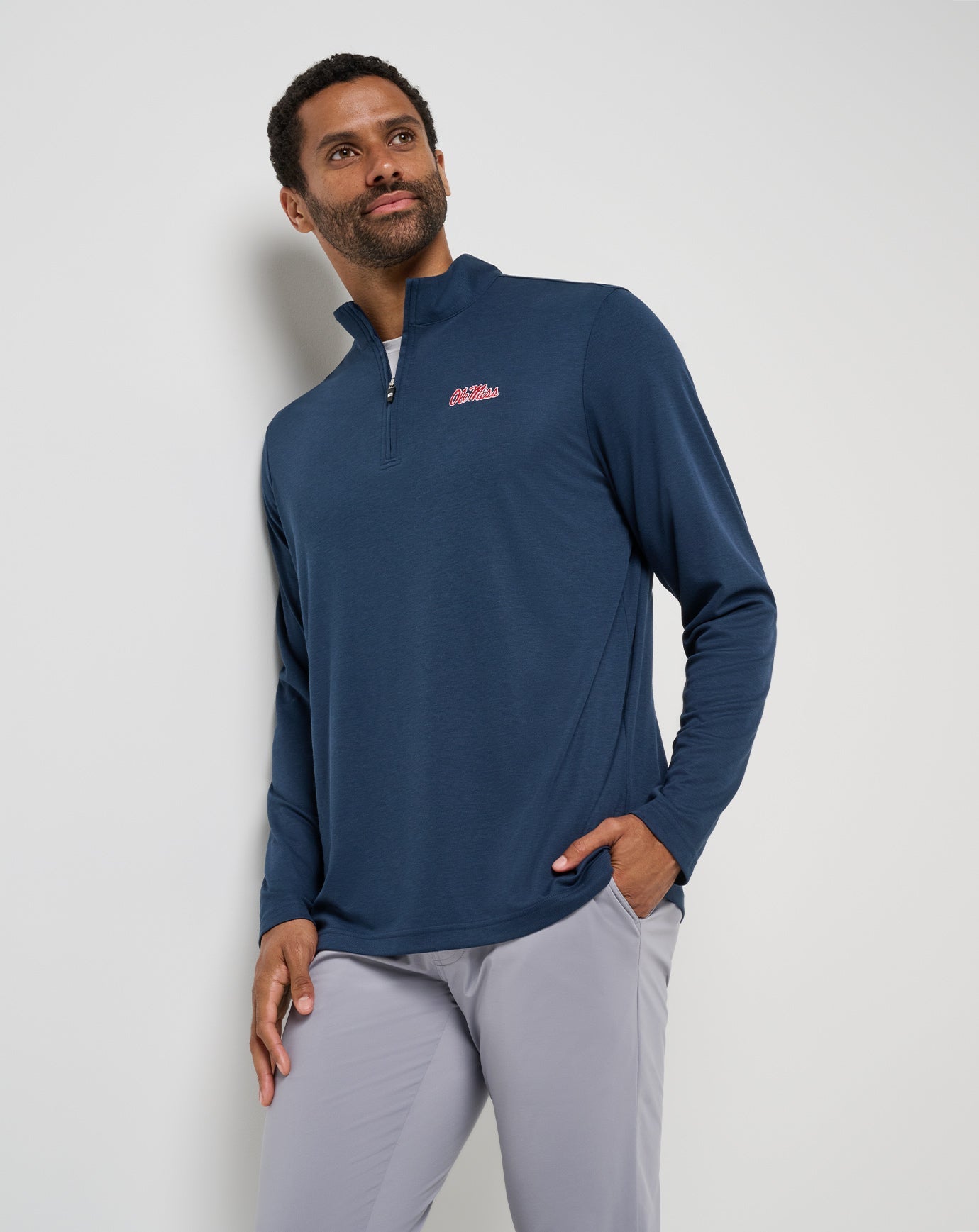 Travis Mathew Mississippi Time To Tailgate Quarter Zip