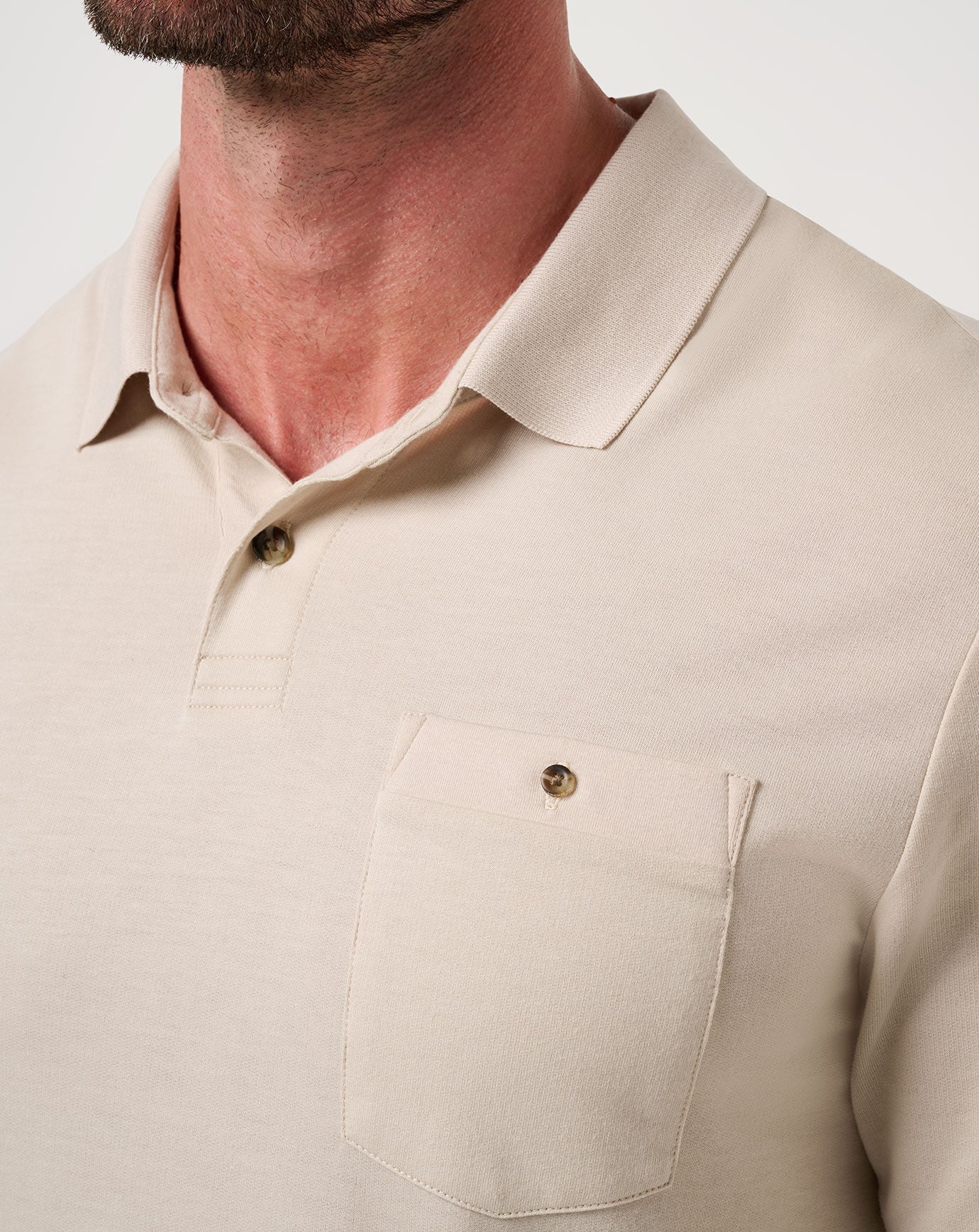 Travis Mathew December First Long Sleeve Polo