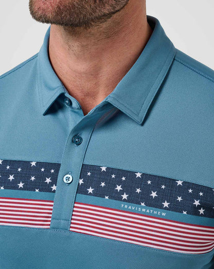 Travis Mathew Good Good Patriot Polo