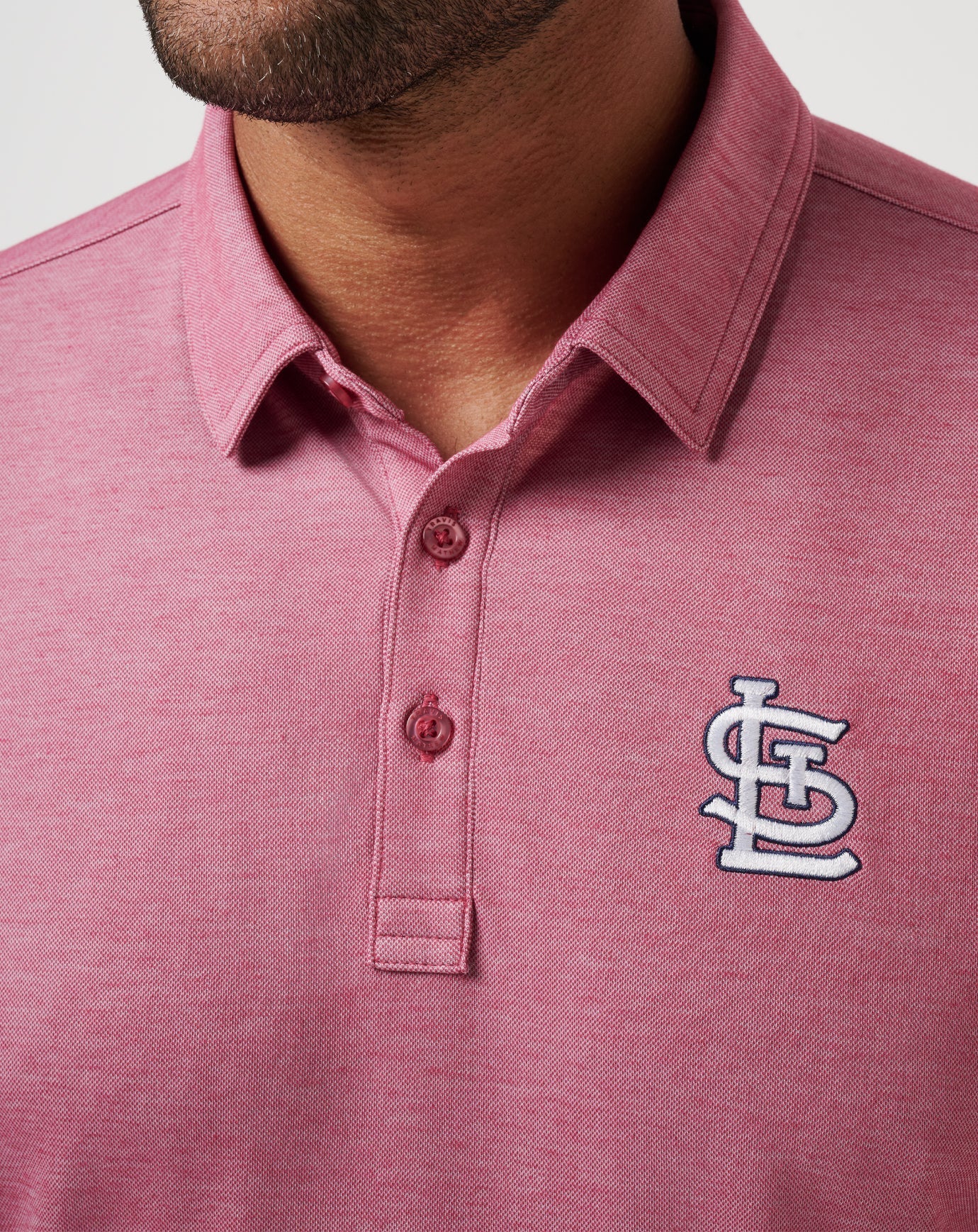 Travis Mathew St Louis Cardinals Playoff Pitch Polo