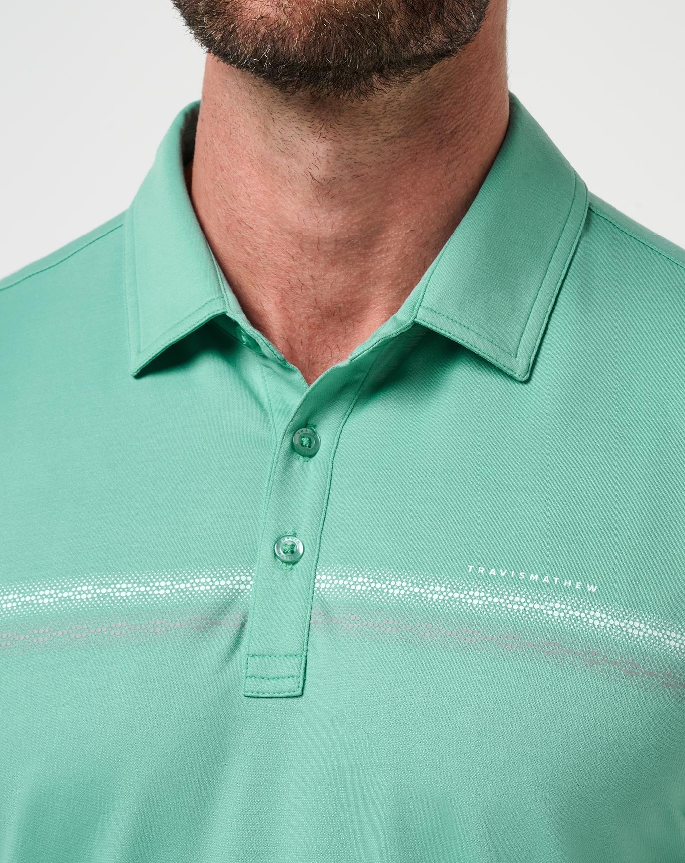 Travis Mathew Featherweight Chest Stripe Polo