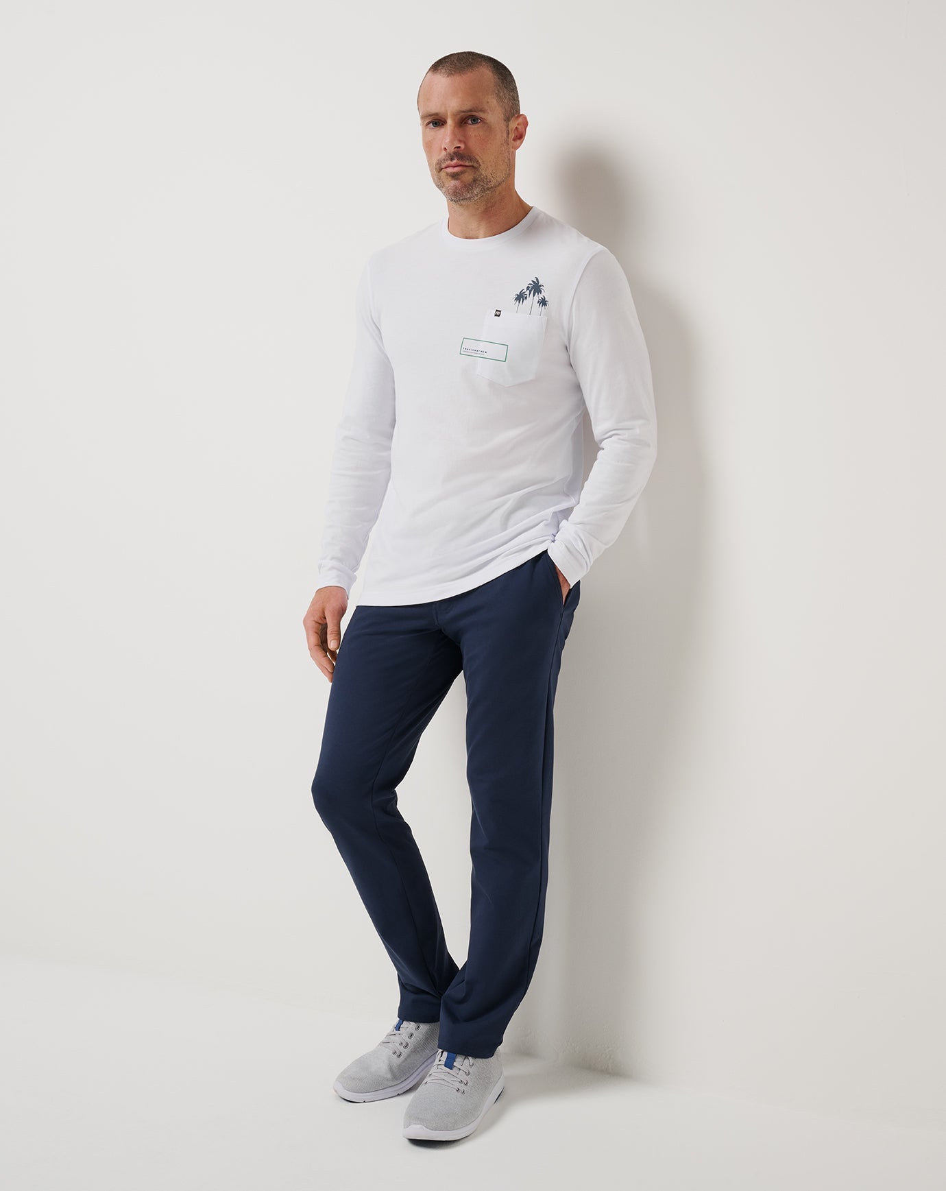 Travis Mathew Reef Stop Long Sleeve Tee