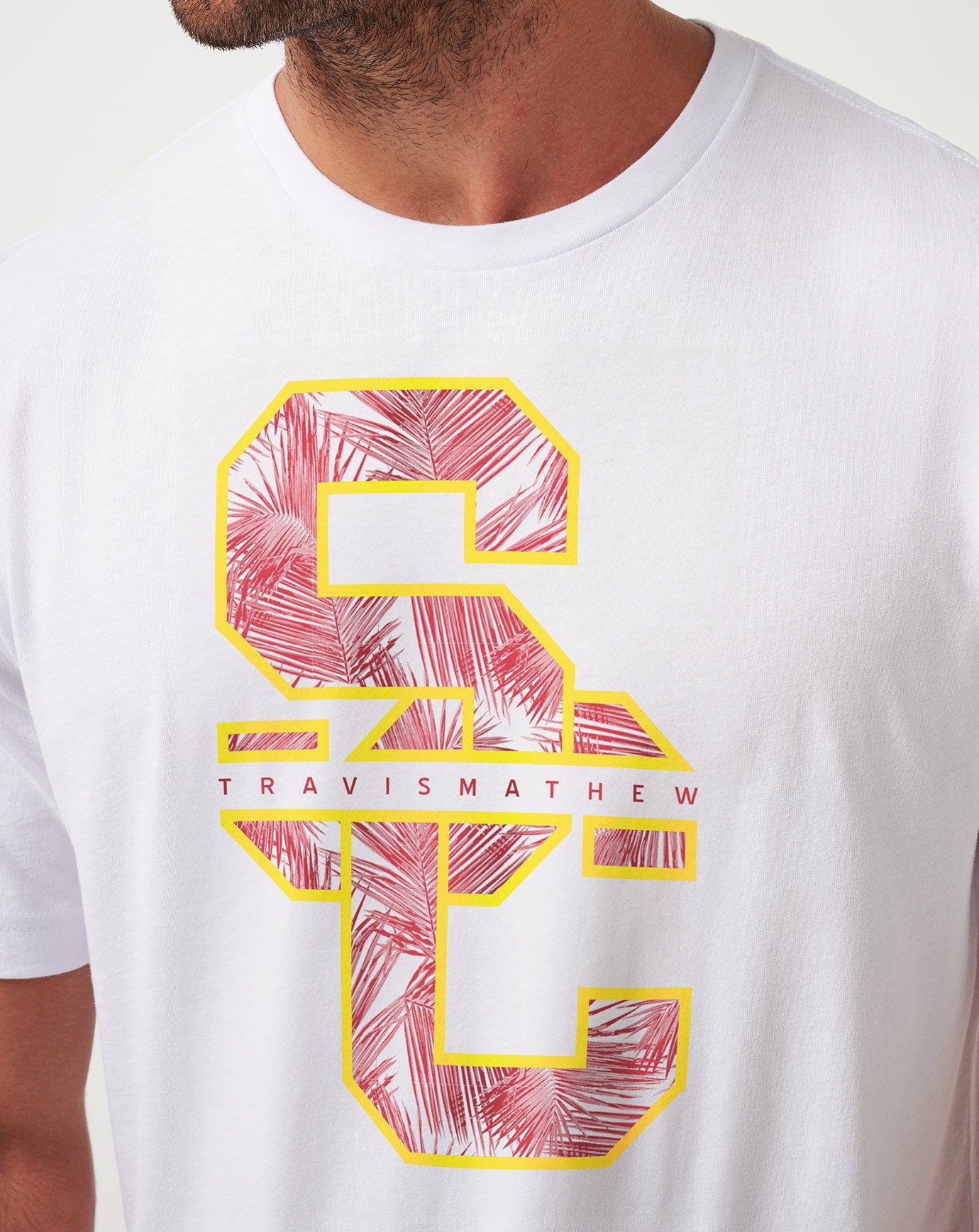 Travis Mathew USC War Paint Tee