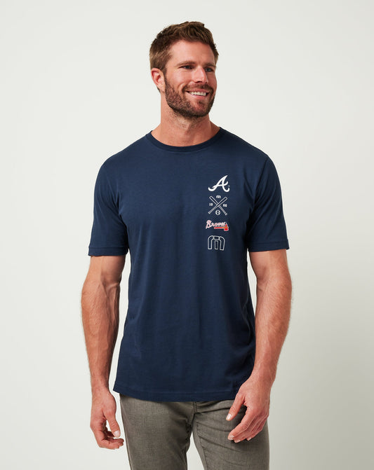 Travis Mathew Atlanta Braves Sunset Slam Tee