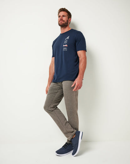Travis Mathew Atlanta Braves Sunset Slam Tee