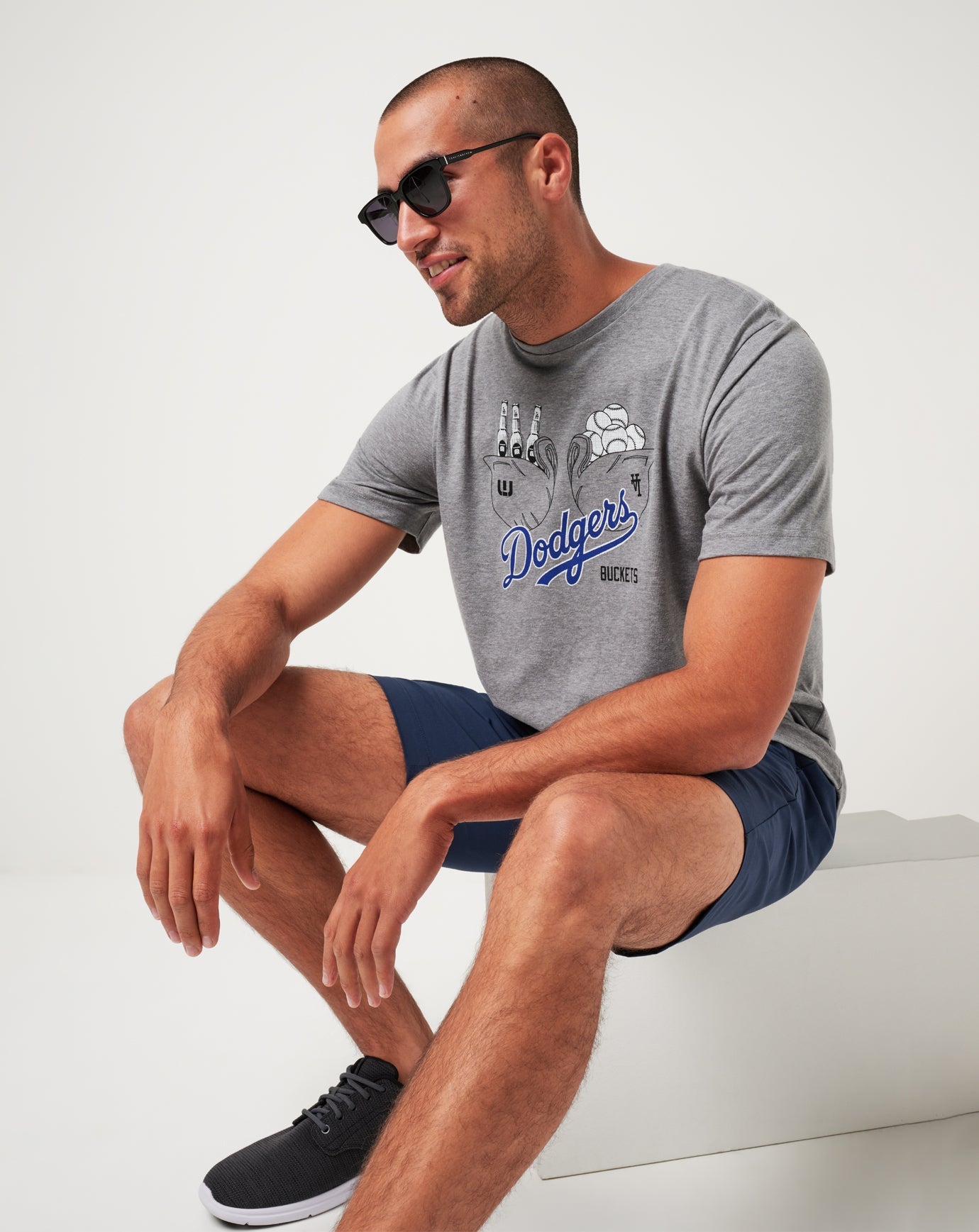 Travis Mathew Los Angeles Dodgers Strike One Tee