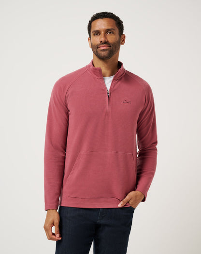 Travis Mathew Performance Waffle Quarter Zip
