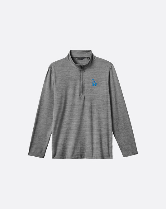 Travis Mathew Los Angeles Dodgers The Heater Quarter Zip