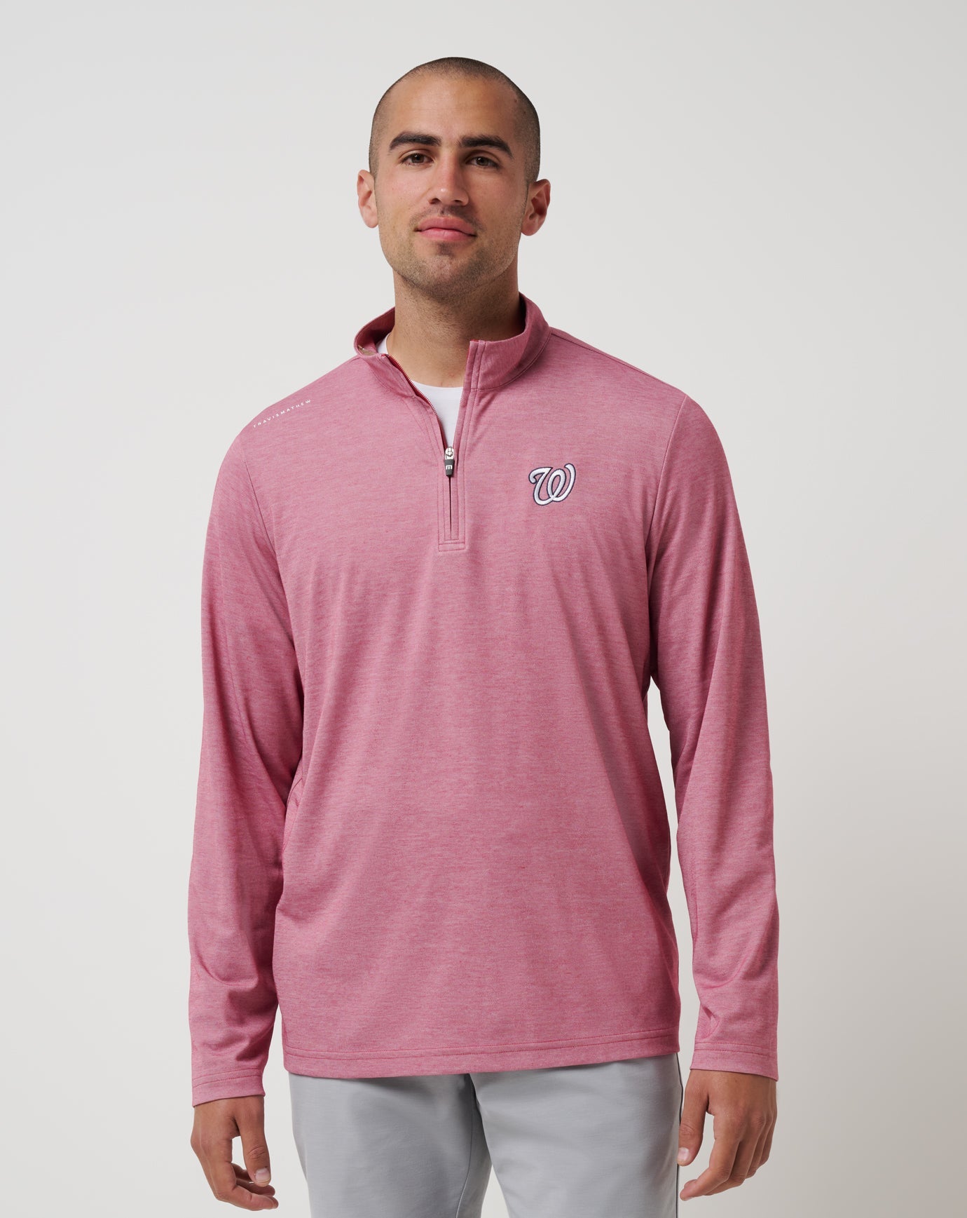 Travis Mathew Washington Nationals Time To Tailgate Quarter Zip