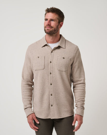 Travis Mathew Cloud Waffle Shirt Jacket