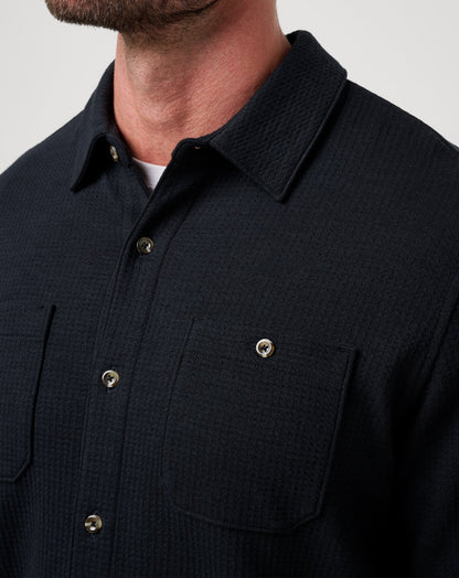 Travis Mathew Cloud Waffle Shirt Jacket
