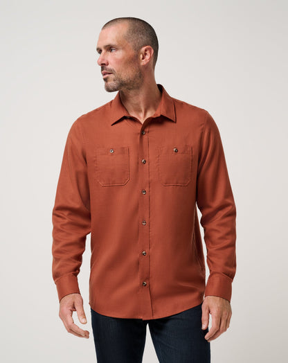 Travis Mathew Cloud Flannel Button-Up