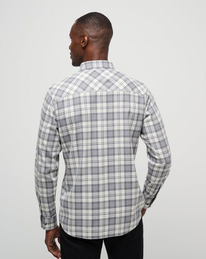 Travis Mathew Cloud Flannel Plaid Button-Up