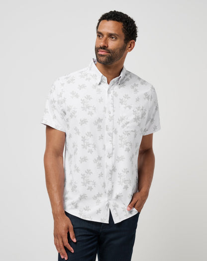 Travis Mathew Mist On The Lake Button-Up