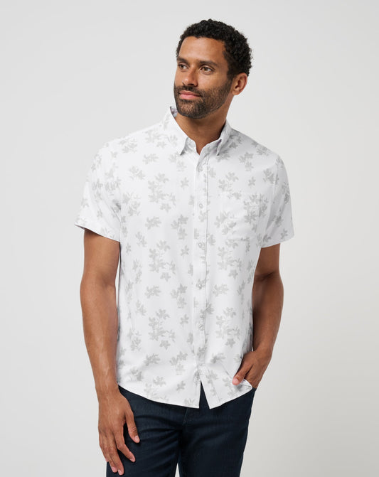 Travis Mathew Mist On The Lake Button-Up