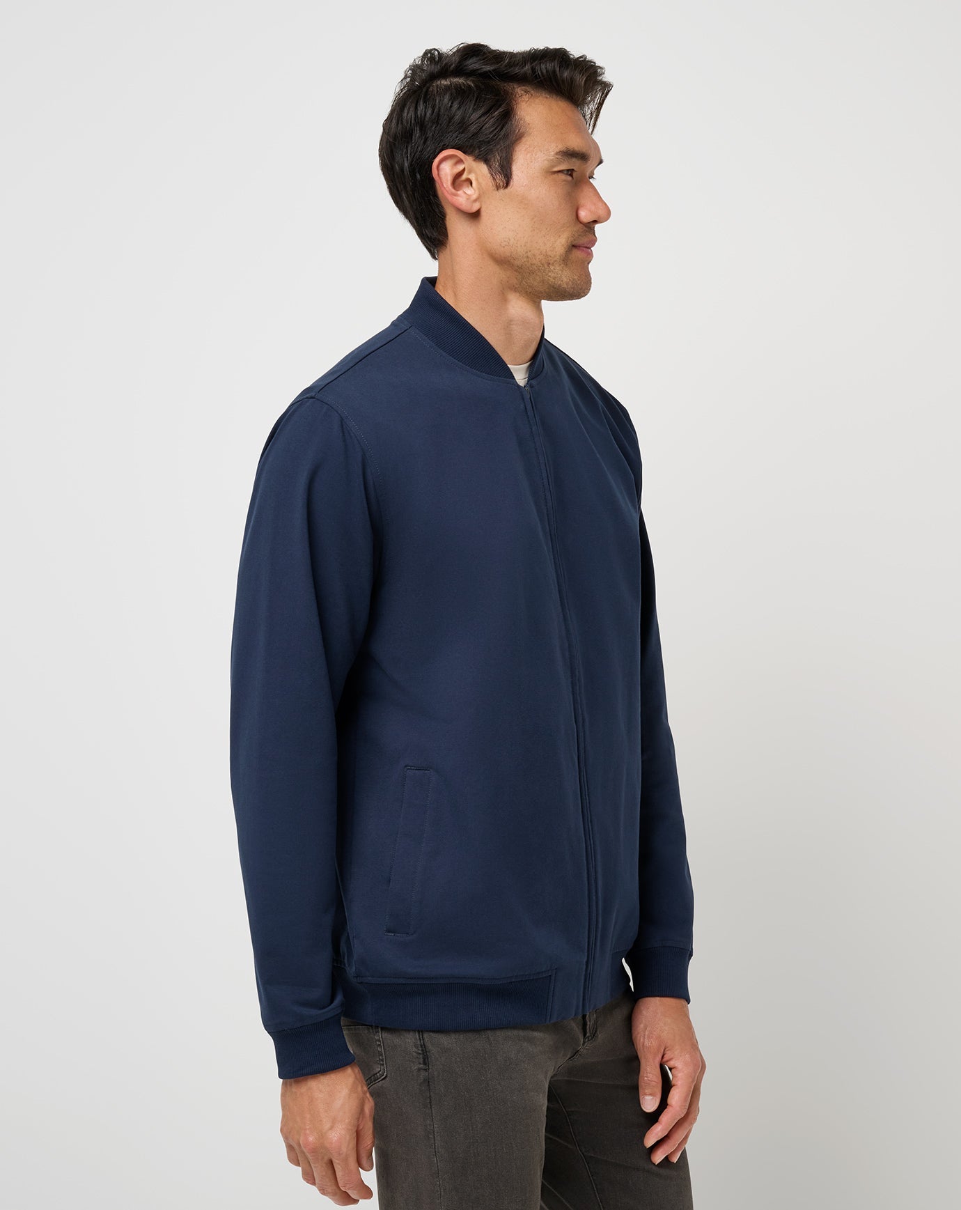 Travis Mathew Stretchknit Bomber Jacket