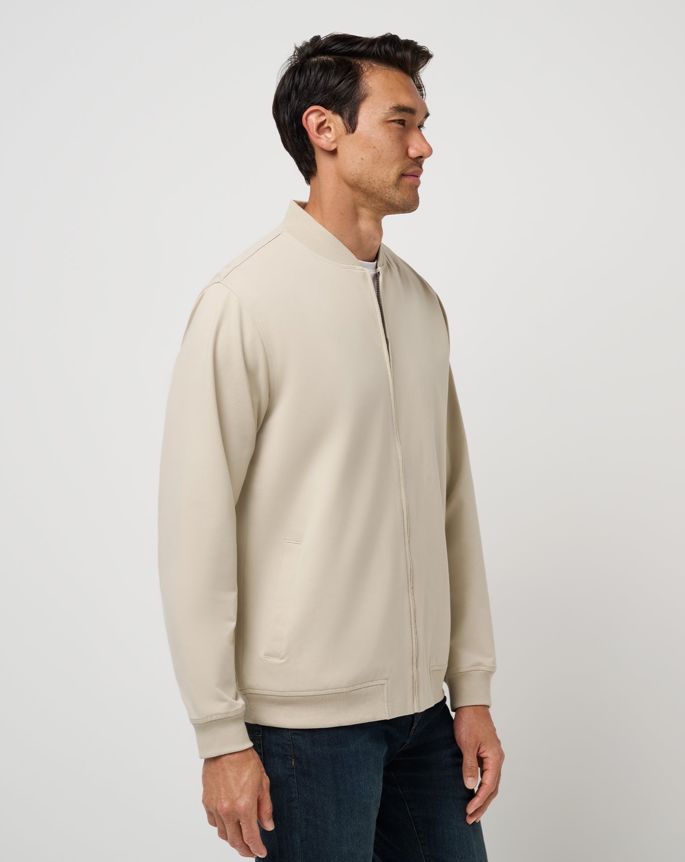 Travis Mathew Stretchknit Bomber Jacket