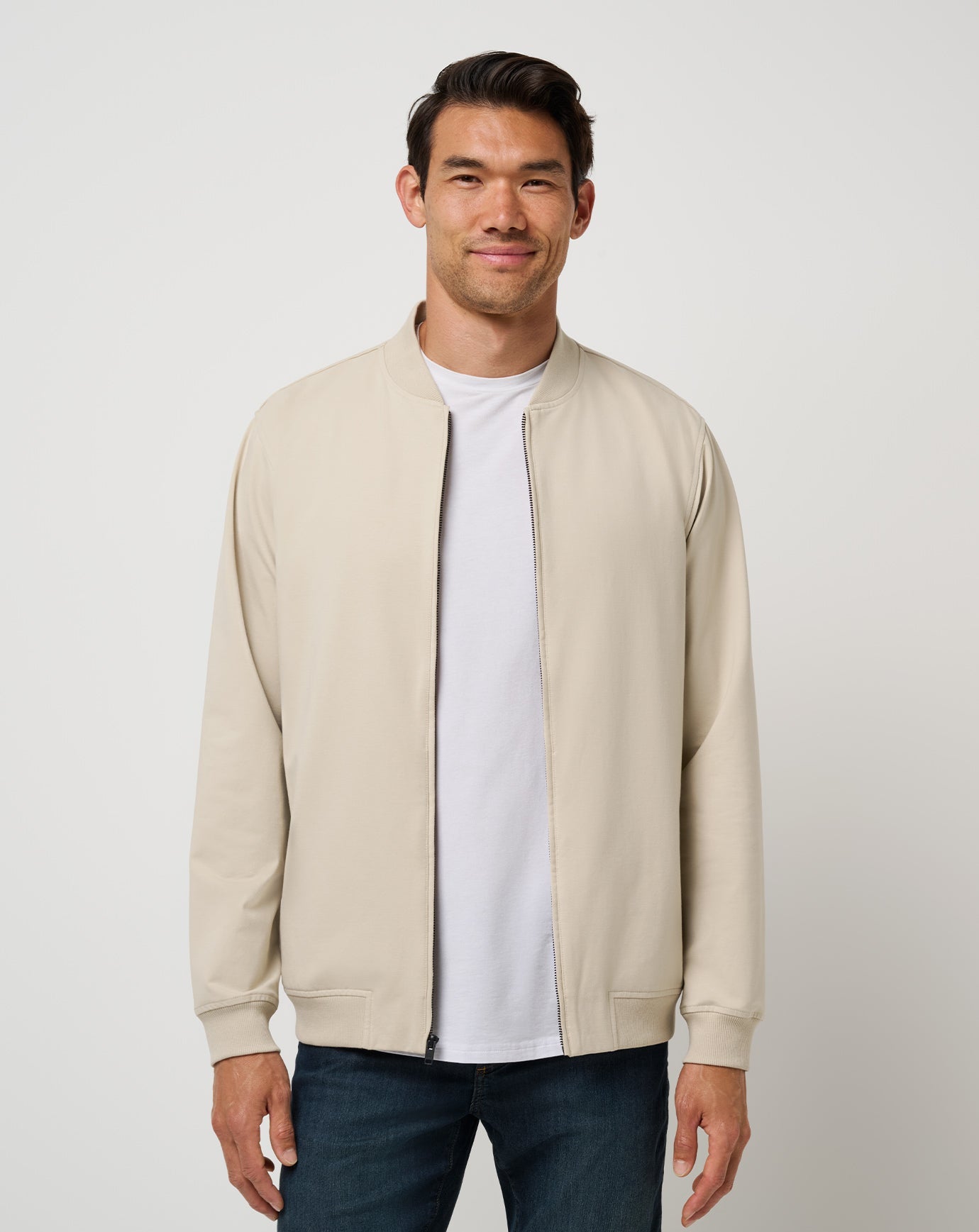 Travis Mathew Stretchknit Bomber Jacket