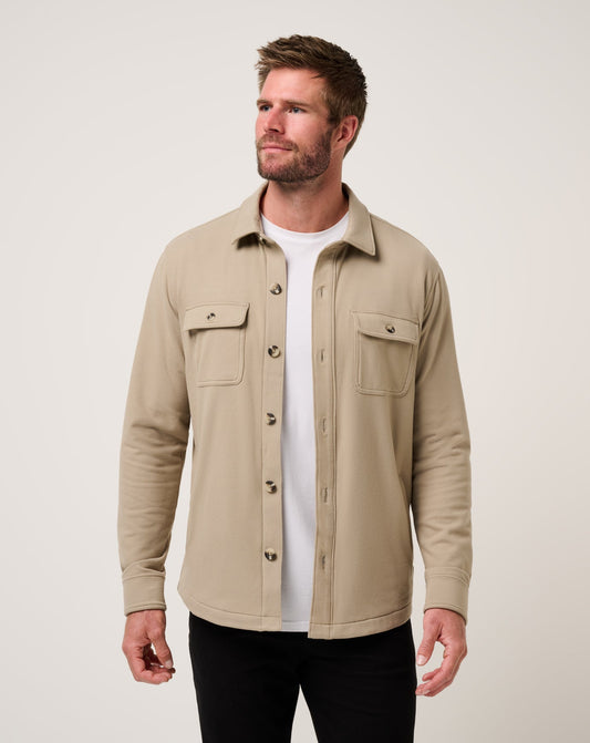 Travis Mathew Peak Fleece Shirt Jacket