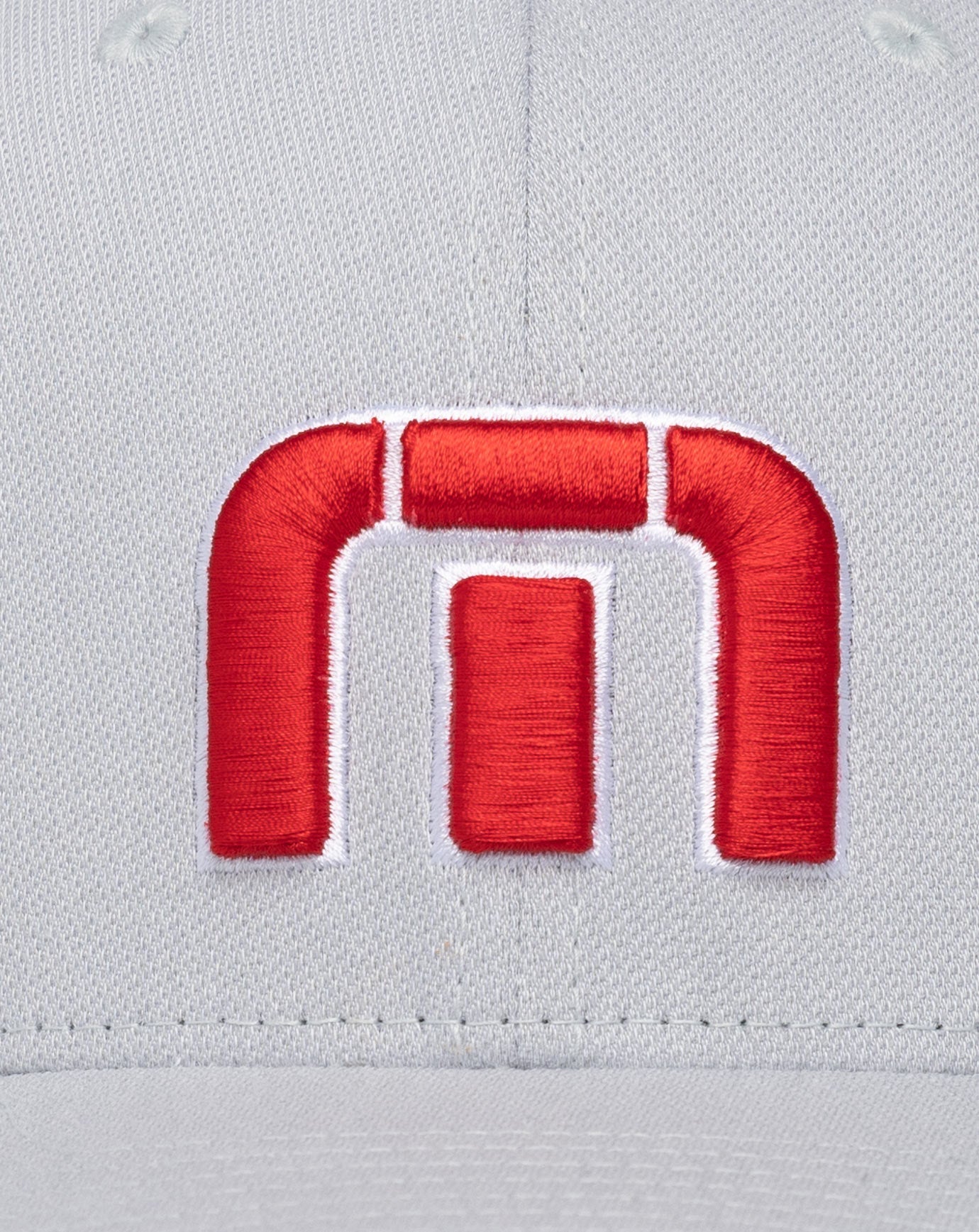Travis Mathew Red White Iconic Snapback Hat
