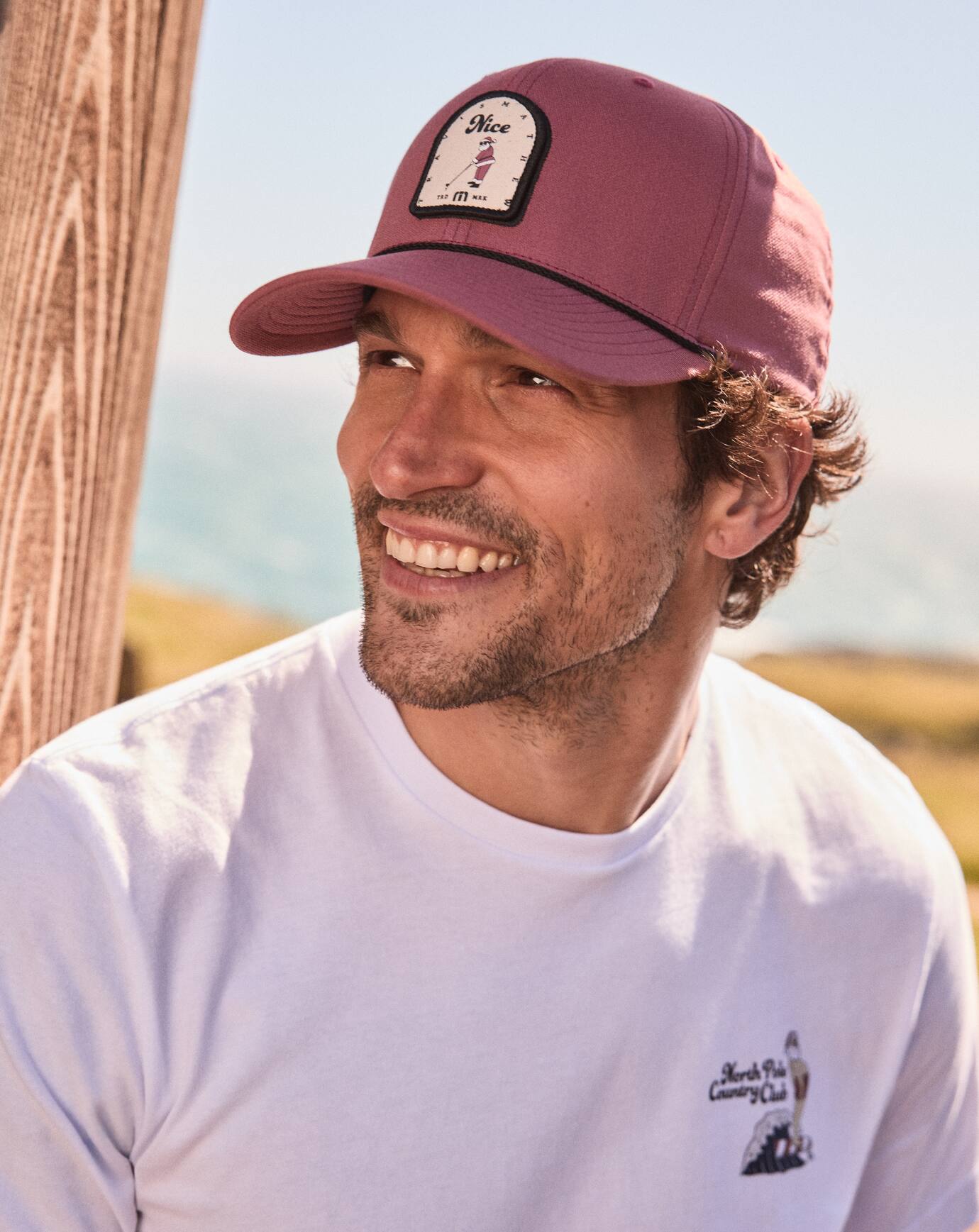 Travis Mathew Claus A Scene Snapback Hat