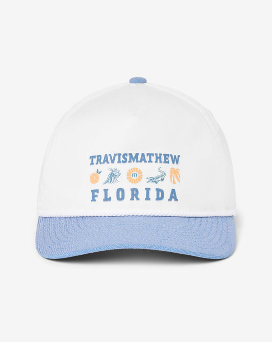 Travis Mathew Bring The Sunscreen Snapback Hat