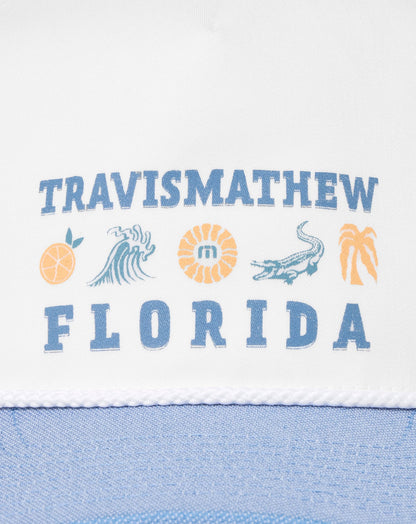 Travis Mathew Bring The Sunscreen Snapback Hat