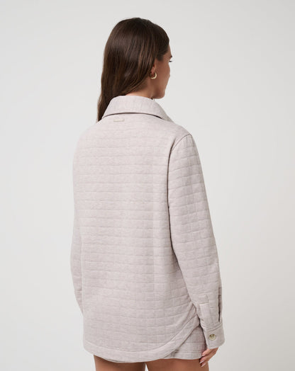 Travis Mathew Cloud Coastal Quilted Shacket