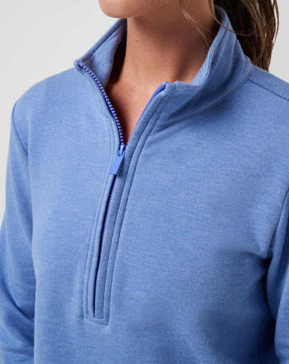 Travis Mathew Chance Encounter 2.0 Cloud Half Zip
