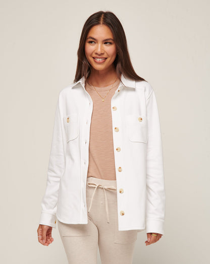 Travis Mathew Cloud Fleece Shacket