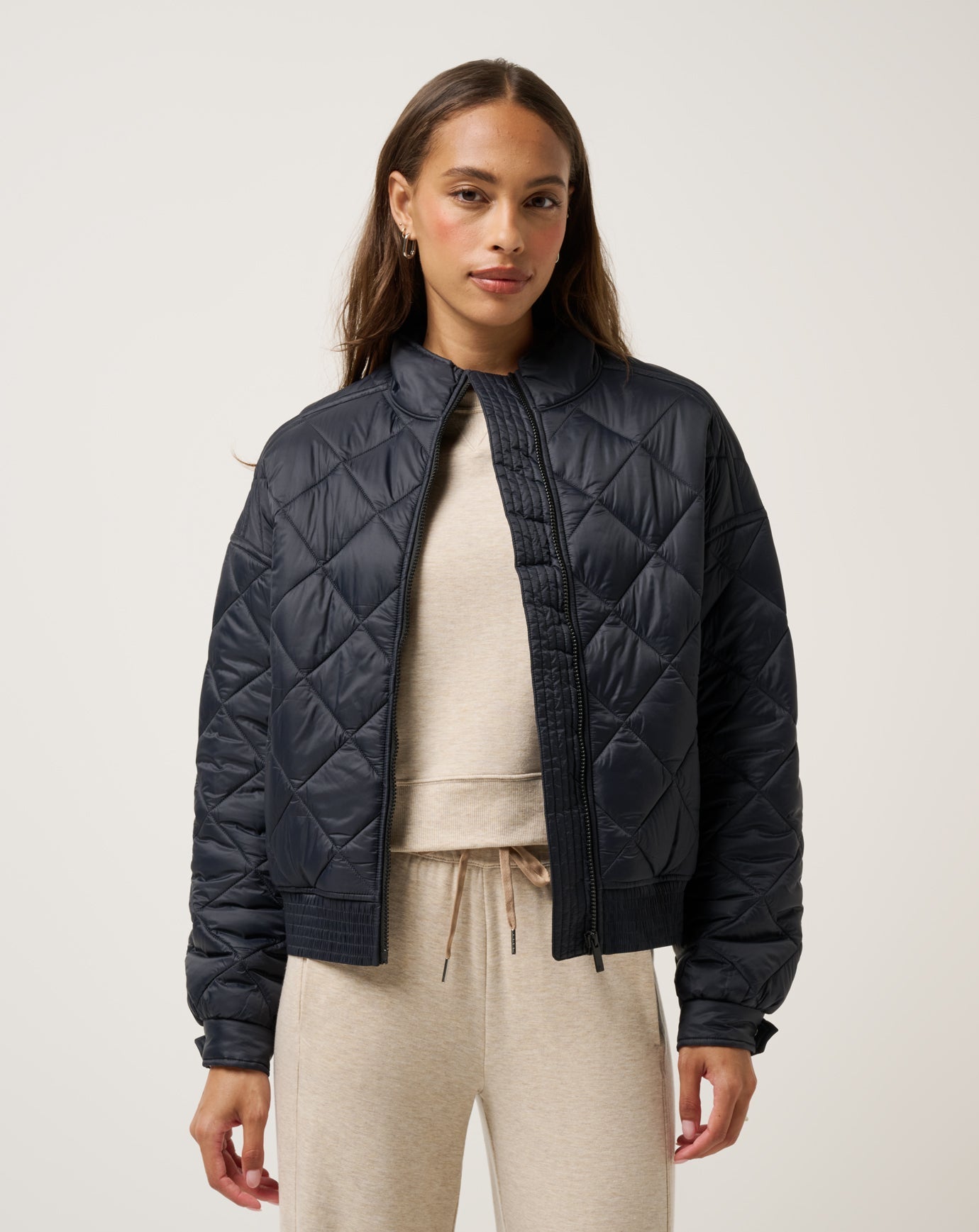 Travis Mathew Lights At Night Quilted Jacket