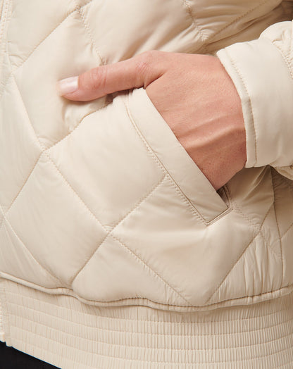 Travis Mathew Lights At Night Quilted Jacket