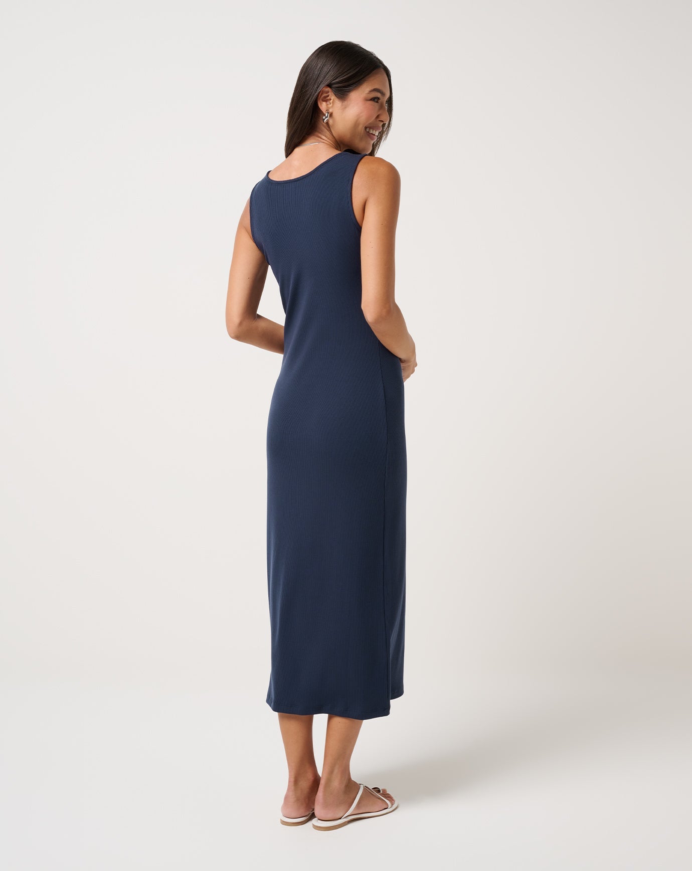 Travis Mathew Cloud Rib Button Tank Dress