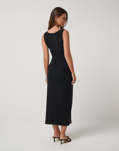 Travis Mathew Cloud Rib Button Tank Dress