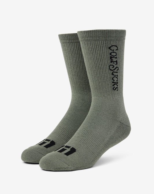 Travis Mathew Golf Sucks Crew Sock