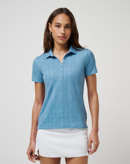 Travis Mathew Featherweight Active Printed Polo