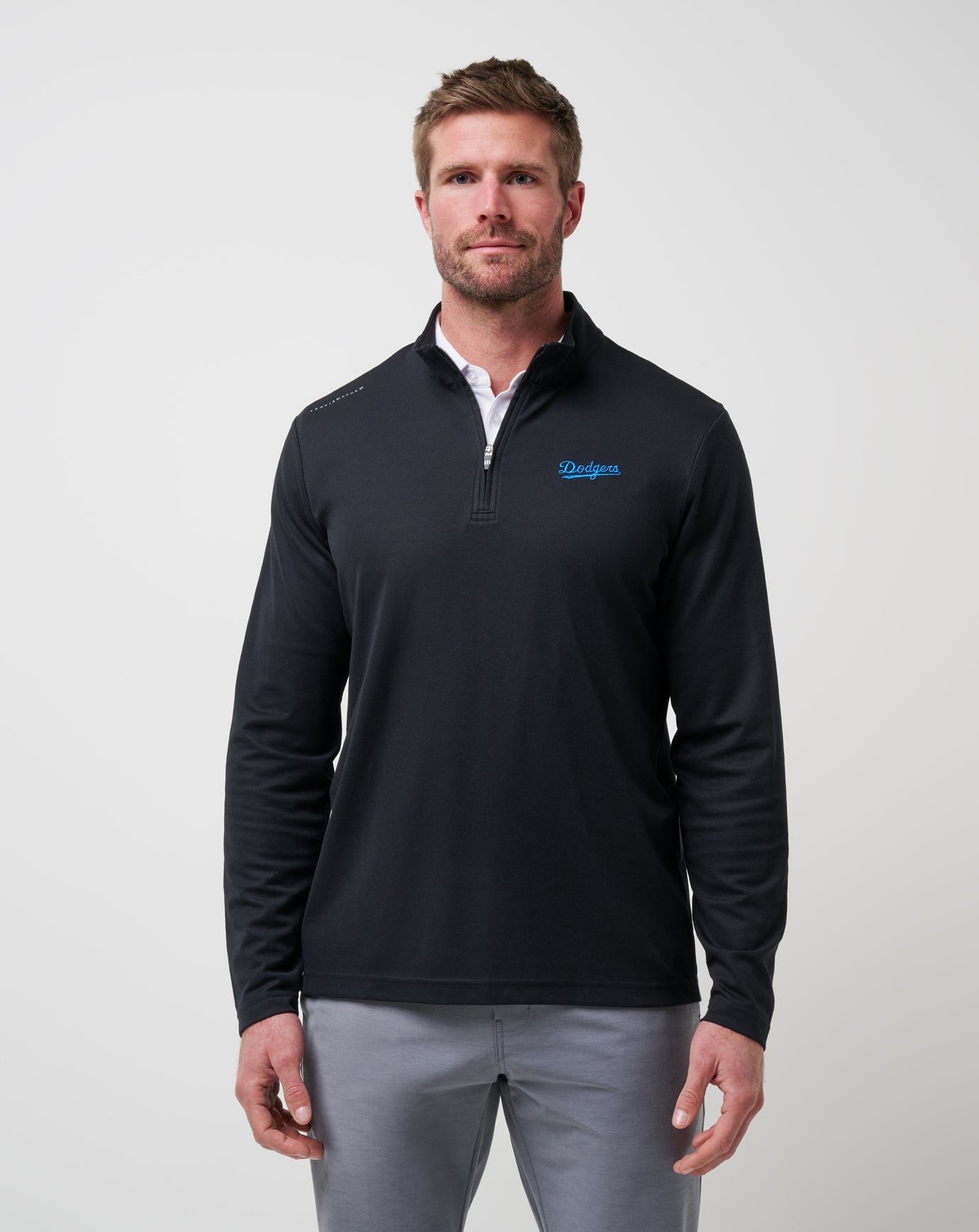 Travis Mathew Los Angeles Dodgers Time To Tailgate Quarter Zip
