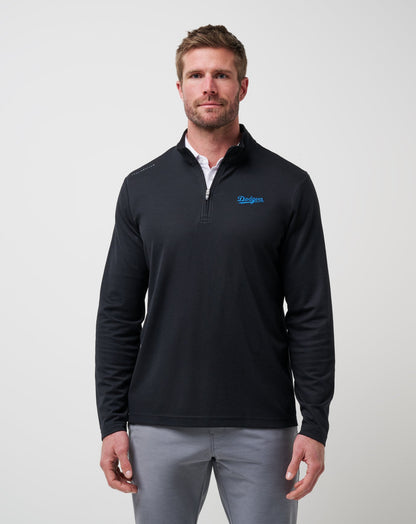 Travis Mathew Los Angeles Dodgers Time To Tailgate Quarter Zip