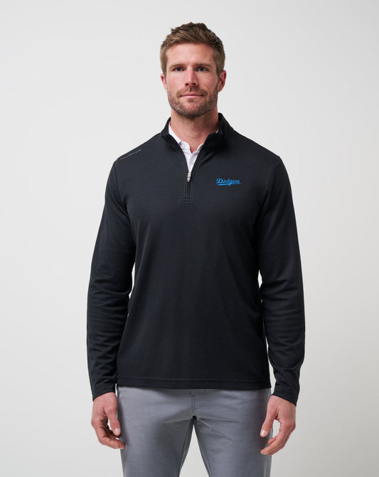 Travis Mathew Los Angeles Dodgers Time To Tailgate Quarter Zip