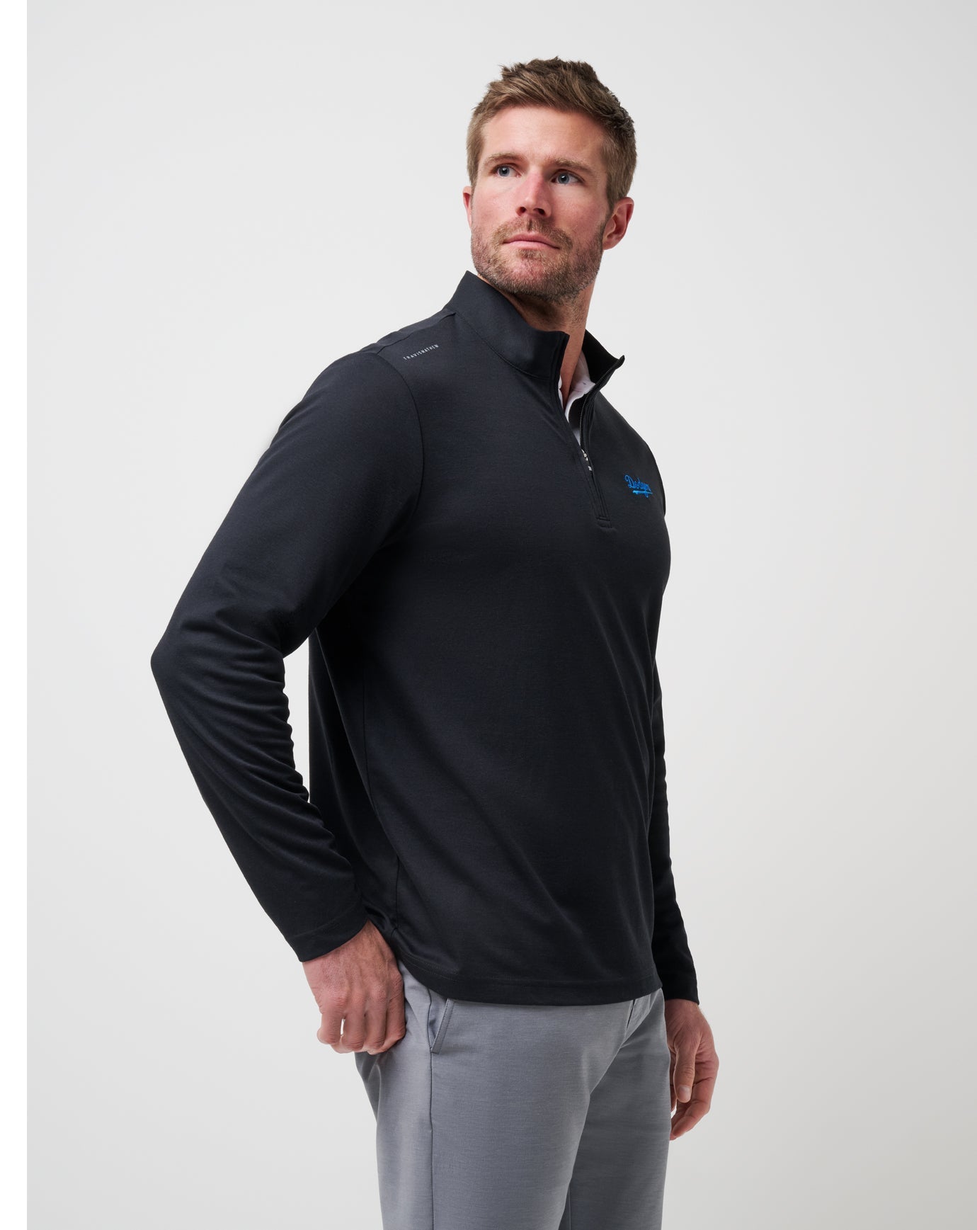 Travis Mathew Los Angeles Dodgers Time To Tailgate Quarter Zip