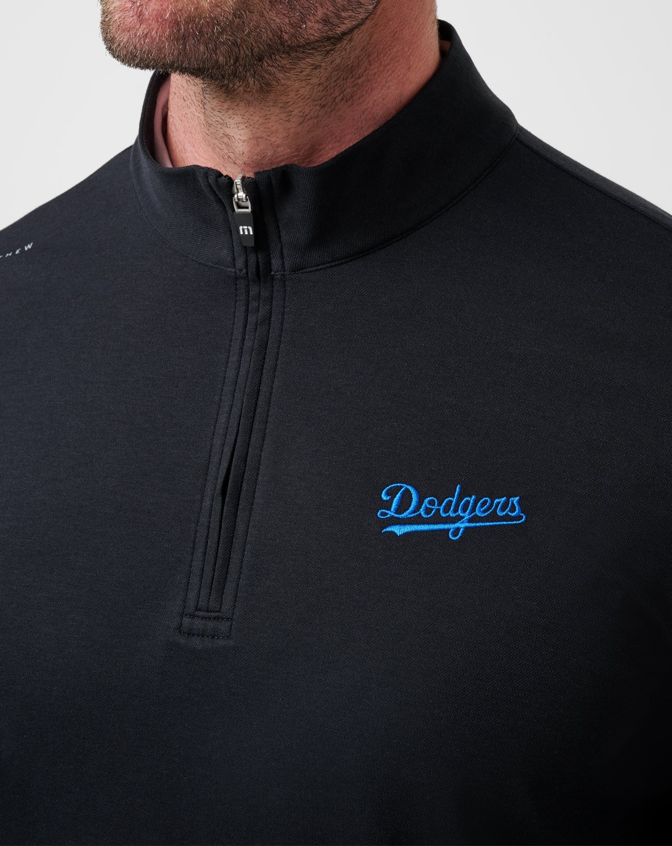 Travis Mathew Los Angeles Dodgers Time To Tailgate Quarter Zip