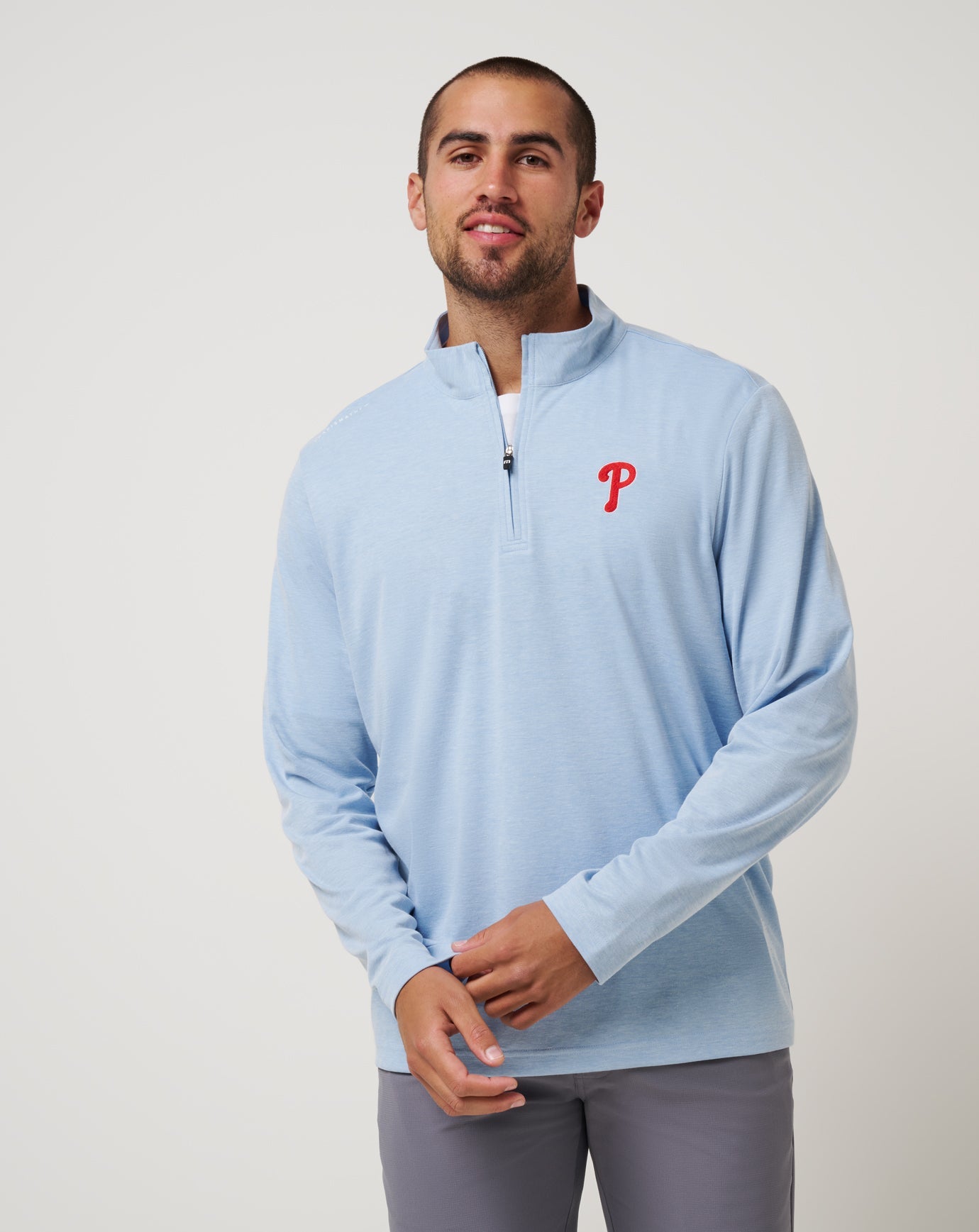 Travis Mathew Philadelphia Phillies Time To Tailgate Quarter Zip