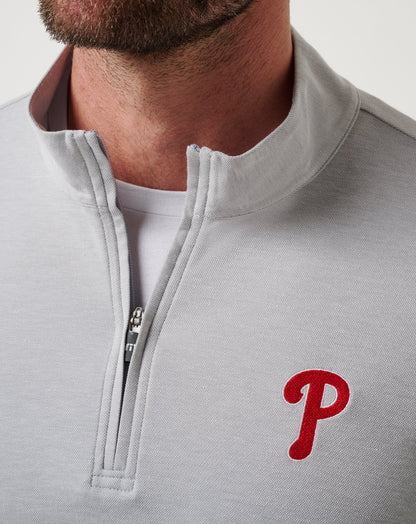 Travis Mathew Philadelphia Phillies Time To Tailgate Quarter Zip