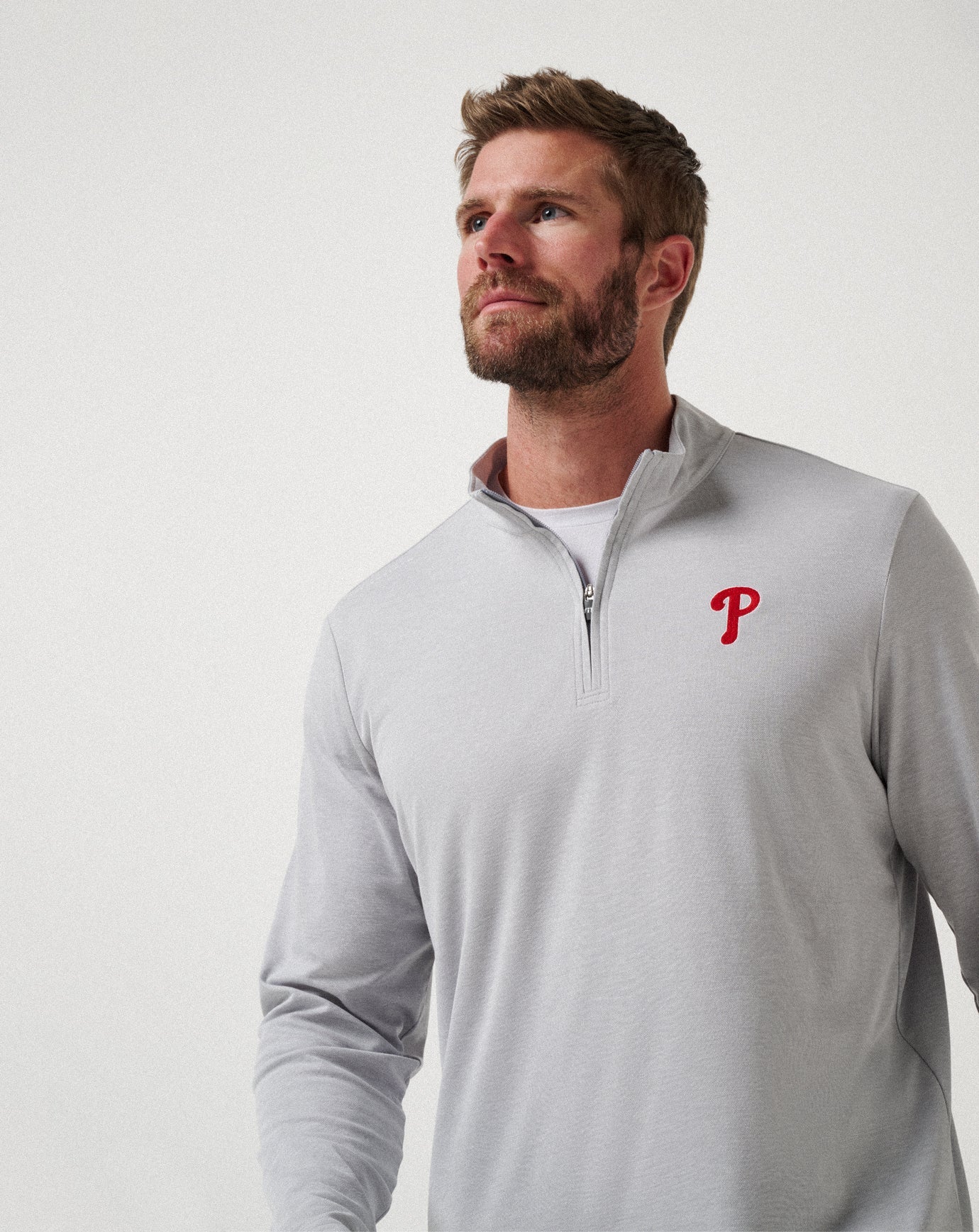 Travis Mathew Philadelphia Phillies Time To Tailgate Quarter Zip