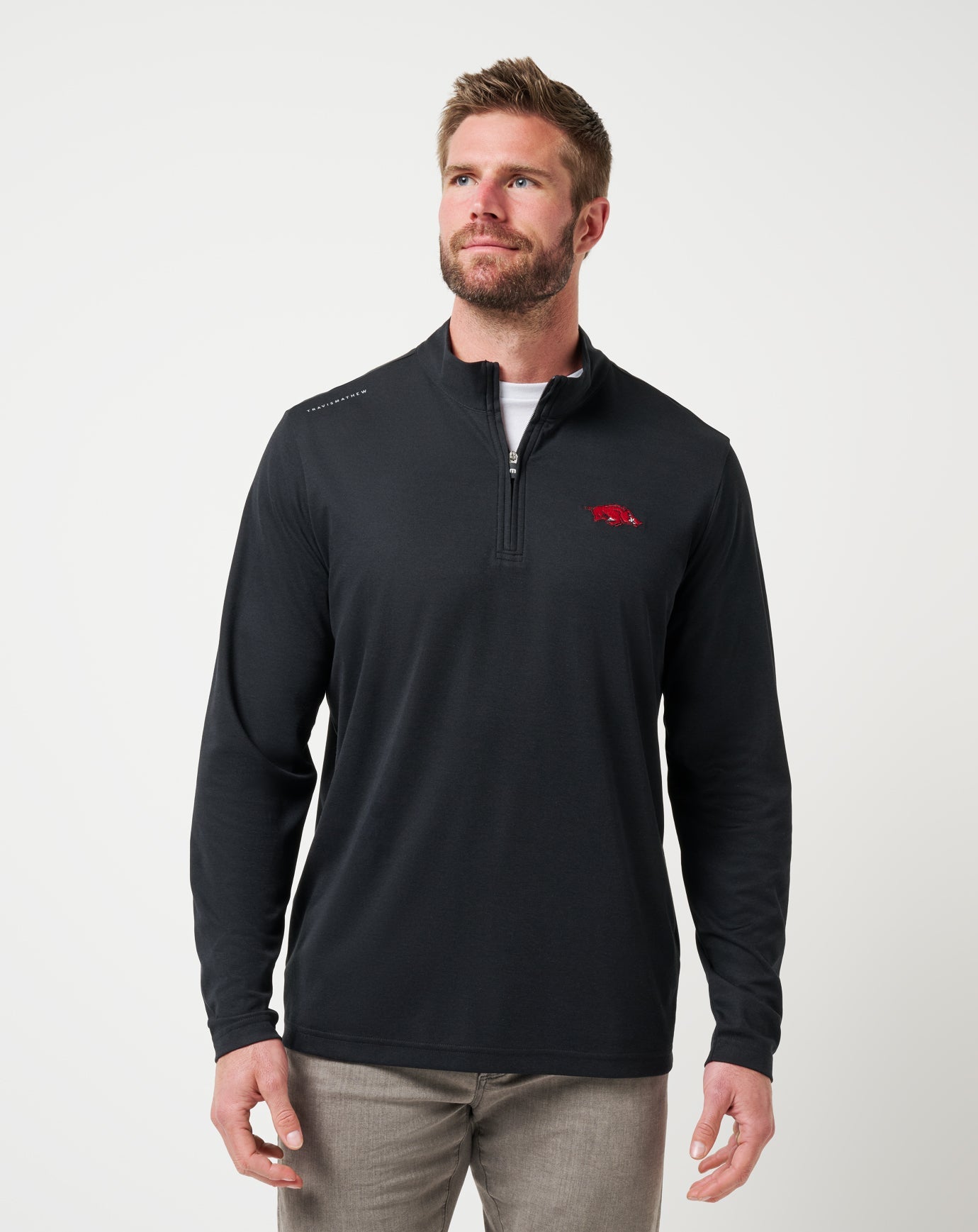 Travis Mathew Arkansas Time To Tailgate Quarter Zip