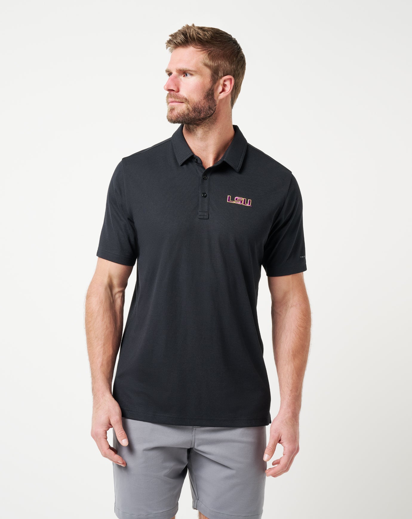Travis Mathew LSU School Pride Polo